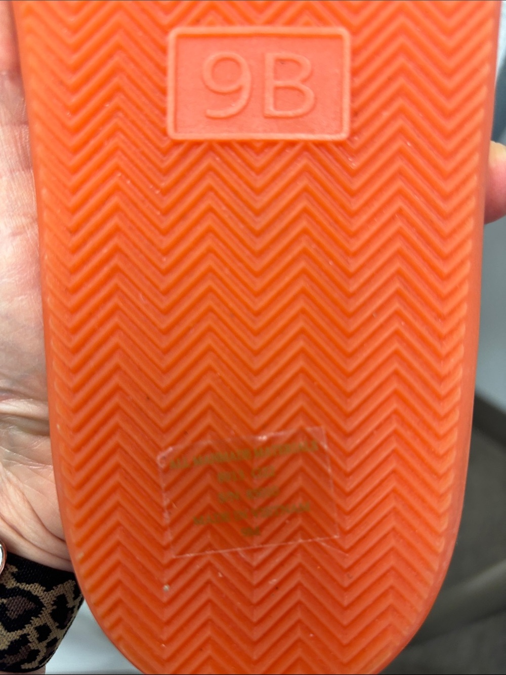 Tory Burch Yellow and Orange Jelly Logo Slide Sandals - Picture 5 of 5